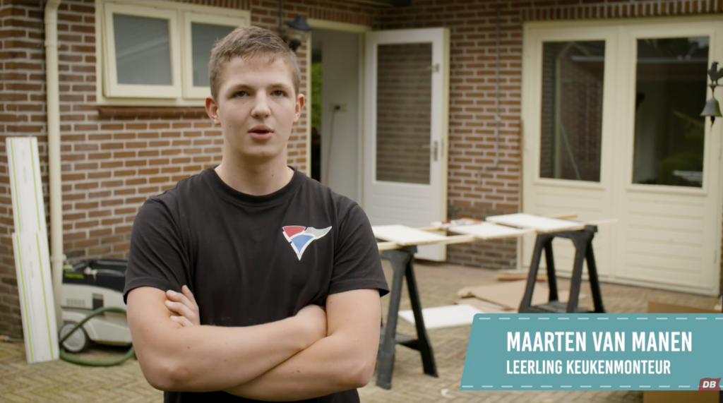 Maarten van Manen leerling keukenmonteur vertelt over zijn opleiding | MBO Kompas 2026